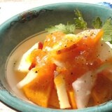フルーティー☆柿とりんごと大根のデザートサラダ